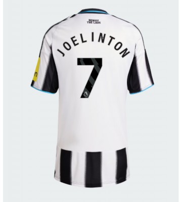 Newcastle United Joelinton #7 Replica Home Stadium Shirt for Women 2025-26 Short Sleeve